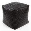 Schwarzes viereckiges Sitzkissen CUBAG TREND 