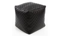Schwarzes viereckiges Sitzkissen CUBAG TREND 