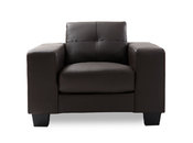 Sessel ANDERSON Leder chocolat