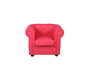 Sessel BABY CHESTERFIELD - Farbe Himbeere