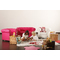 Sessel BABY CHESTERFIELD - Farbe Himbeere