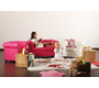 Sessel BABY CHESTERFIELD - Farbe Himbeere