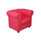Sessel BABY CHESTERFIELD - Farbe Himbeere