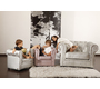 Sessel BABY CHESTERFIELD - Farbe silber