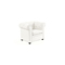Sessel BABY CHESTERFIELD - Farbe wei&szlig;