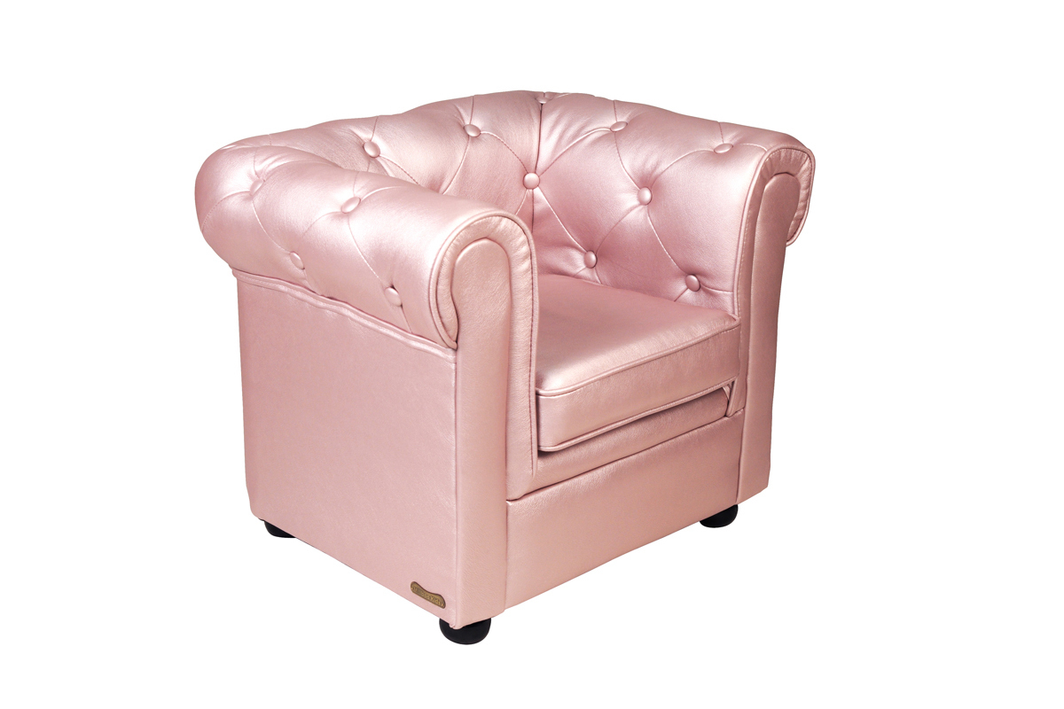Sessel BABY CHESTERFIELD - perlmuttfarben
