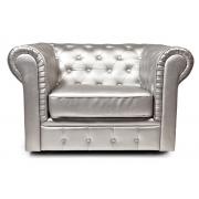 Sessel CHESTERFIELD - erh&auml;ltliche Farbe : silberfarben image 1