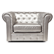 Sessel CHESTERFIELD - erh&auml;ltliche Farbe : silberfarben image pub1