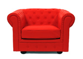 Sessel CHESTERFIELD - rot