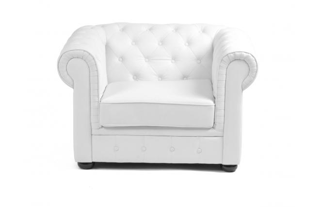 Sessel CHESTERFIELD - wei&szlig;