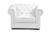 Sessel CHESTERFIELD - wei&szlig;
