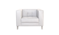 Sessel LINCOLN design weiss