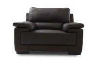 Sessel PITTSBURG Leder chocolat