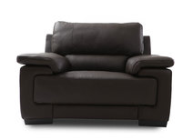 Sessel PITTSBURG Leder chocolat