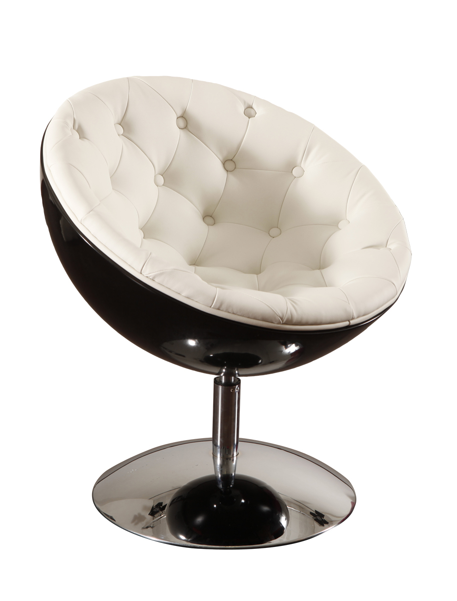 Sessel / Sitz NEW STANLEY Farbe schwarz und wei&szlig;
