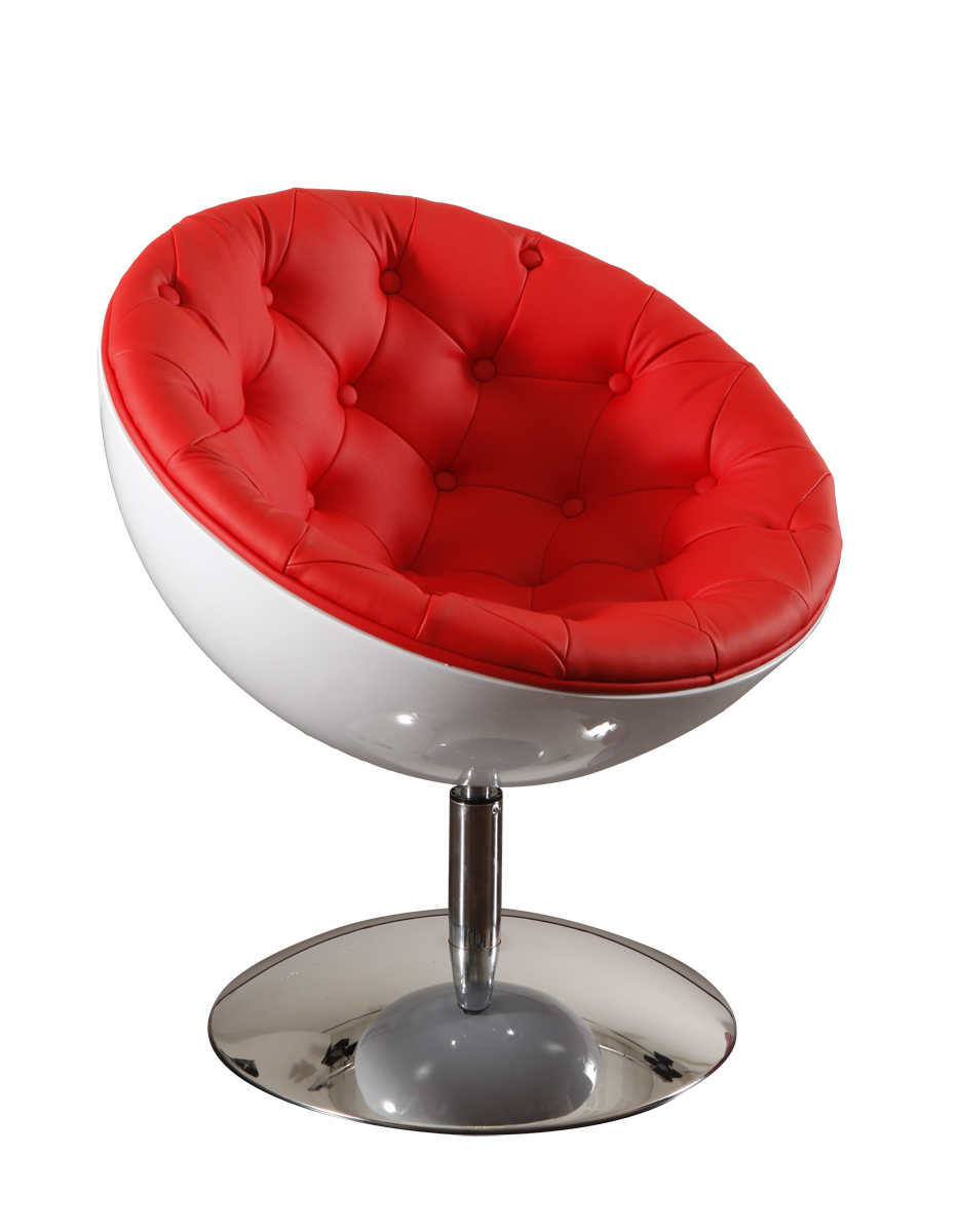 Sessel / Sitz NEW STANLEY Farbe wei&szlig; und rot