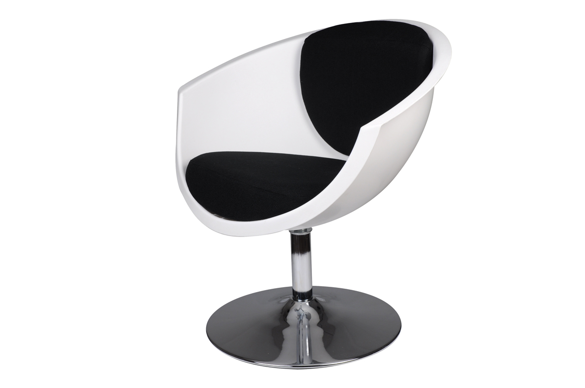 Sessel / Sitzm&ouml;bel NEW GROOVY schwarz und wei&szlig; image 1
