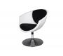 Sessel / Sitzm&ouml;bel NEW GROOVY schwarz und wei&szlig; image 1