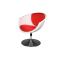 Sessel / Sitzm&ouml;bel NEW GROOVY wei&szlig; und rot