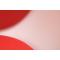 Sessel / Sitzm&ouml;bel NEW GROOVY wei&szlig; und rot