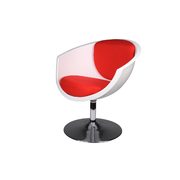 Sessel / Sitzm&ouml;bel NEW GROOVY wei&szlig; und rot image pub1