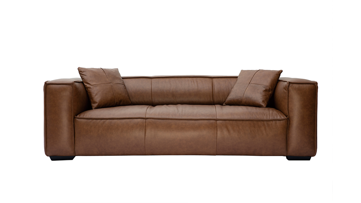 Sofa aus Bffelleder 3-Sitzer COBAIN