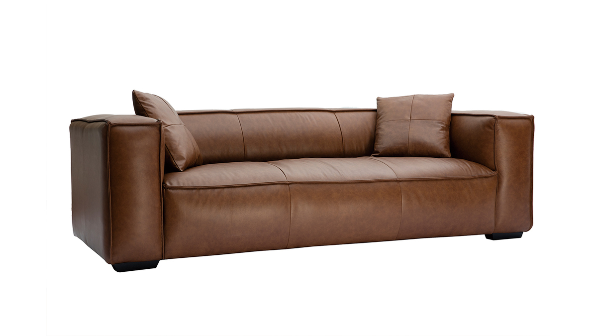 Sofa aus Bffelleder 3-Sitzer COBAIN