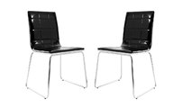 St&uuml;hle JADA design schwarz und weiss (2)