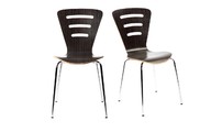 St&uuml;hle LENA design stapelbar Holz schwarz (2)