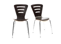 St&uuml;hle LENA design stapelbar Holz schwarz (2)