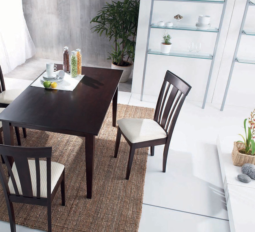 St&uuml;hle MARC aus malaysiche EIche � Farbe Wenge - Satz von 2