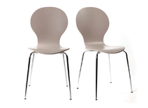 St&uuml;hle NEW ABIGAIL design stapelbar graubraun (2)