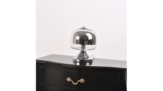 Tischlampe aus Spiegelglas und Chrommetall MALENA image 1