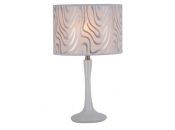 Tischlampe CAPETOWN - weiss und silberfarbene