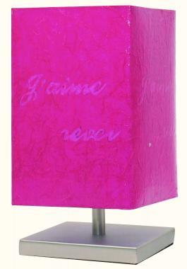 Touch-Lampe MESSAGE erh&auml;ltliche Farbe himbeerenrosa