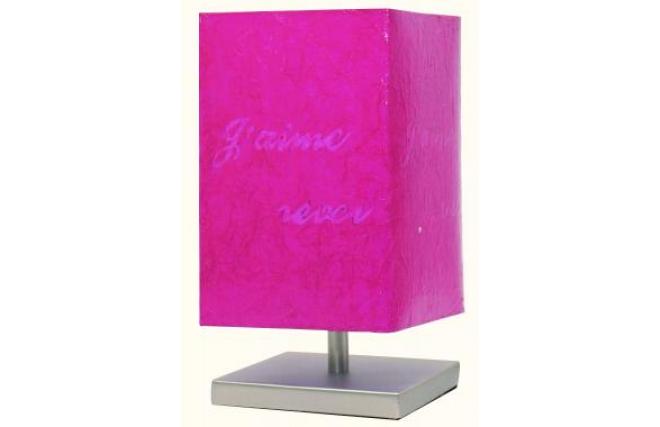 Touch-Lampe MESSAGE erh&auml;ltliche Farbe himbeerenrosa