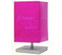 Touch-Lampe MESSAGE erh&auml;ltliche Farbe himbeerenrosa
