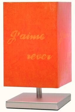 Touch-Lampe MESSAGE erh&auml;ltliche Farbe orange