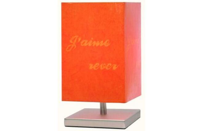Touch-Lampe MESSAGE erh&auml;ltliche Farbe orange