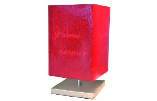 Touch-Lampe MESSAGE erh&auml;ltliche Farbe rot 