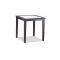 Viereckiger Bartisch POLLY � Eiche/Mattglas � Kolorit Wenge