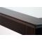 Viereckiger Bartisch POLLY � Eiche/Mattglas � Kolorit Wenge