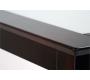 Viereckiger Bartisch POLLY � Eiche/Mattglas � Kolorit Wenge