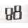 Viereckiges Regal POP - Farbe : schwarz - Satz von 4  image pub1