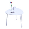 Wei&szlig;er Designer Couchtisch LAKEA 