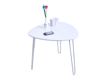 Wei&szlig;er Designer Couchtisch LAKEA 
