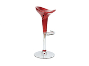  Weinrote Barhocker  / K&uuml;chenhocker Design GALAXY - Satz von 2