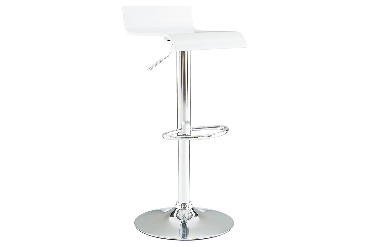 Weisser Barhocker / K&uuml;chenhocker SURF