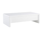 Weisser hochklappabarer Designer Couchtisch mit Verstauungsraum LOLA 