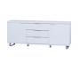 Weisses Sideboard / Anrichte LEA - 2 T&uuml;ren und 3 Schubladen